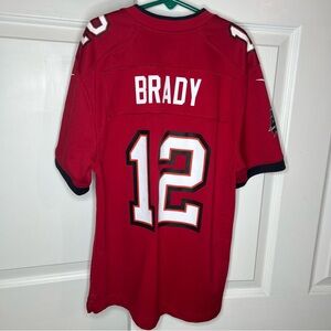 Nike On The Field Tom Brady Youth Medium Jersey Tampa Bay Buc #12 Red